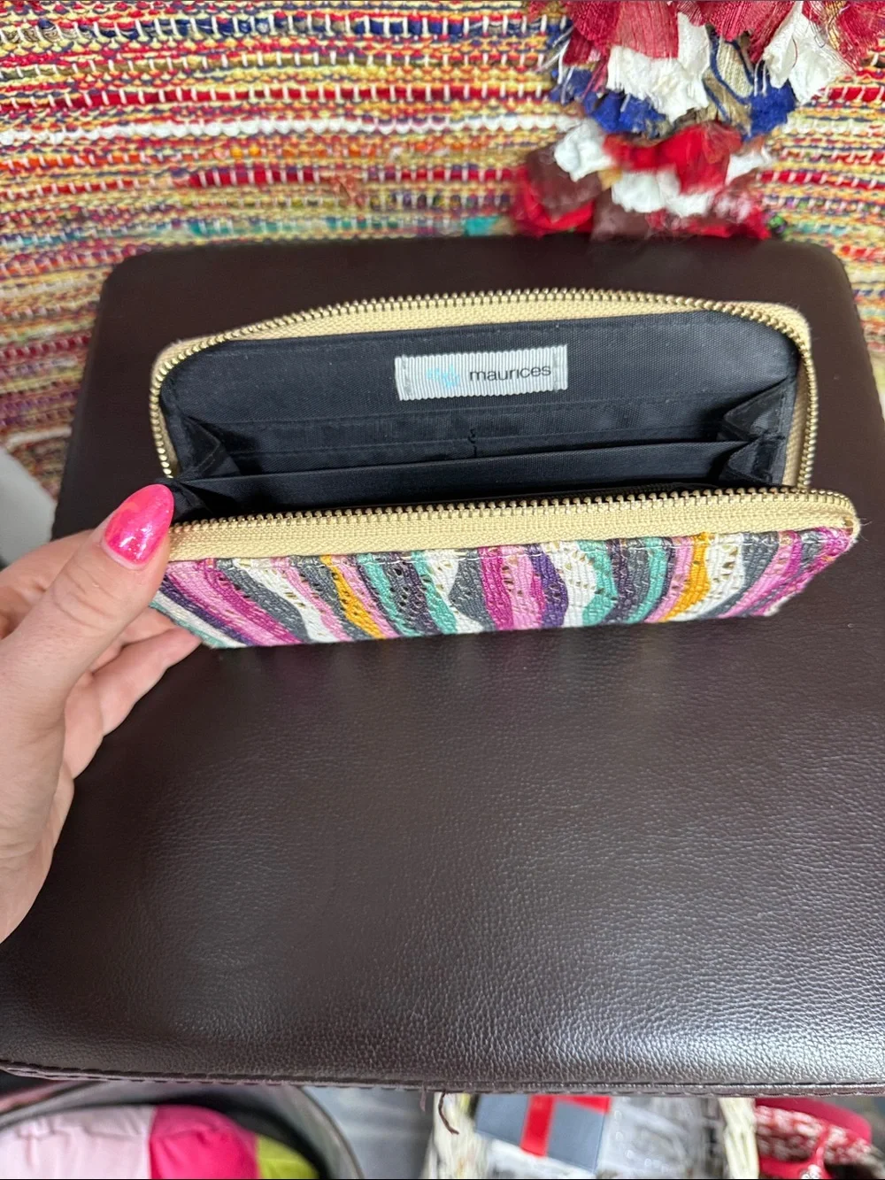Maurices Multicolor Striped with Sequins